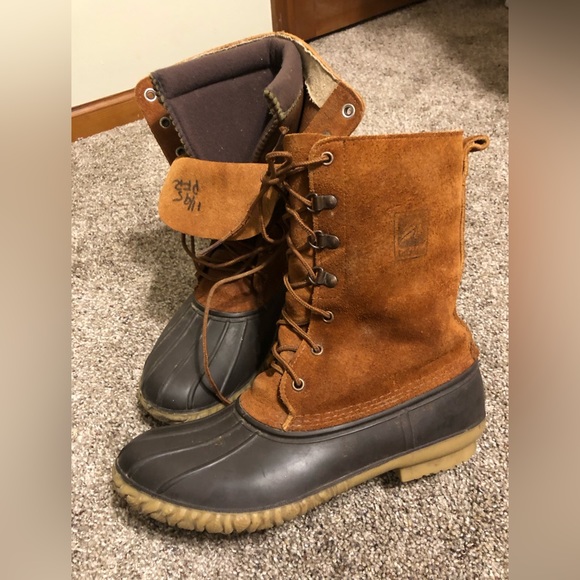 LaCrosse Mens Duck Boots Insulated Removable Liner - Size 10 Made In USA EUC! - Picture 5 of 9